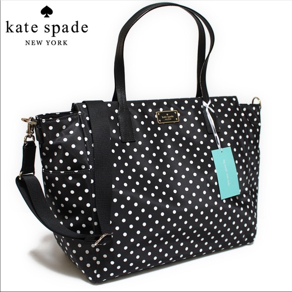 kate spade Handbags - Kate Spade polka dots Taden Diaper Bag